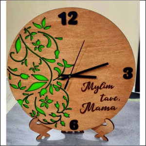 Laikrodis su žodžiais