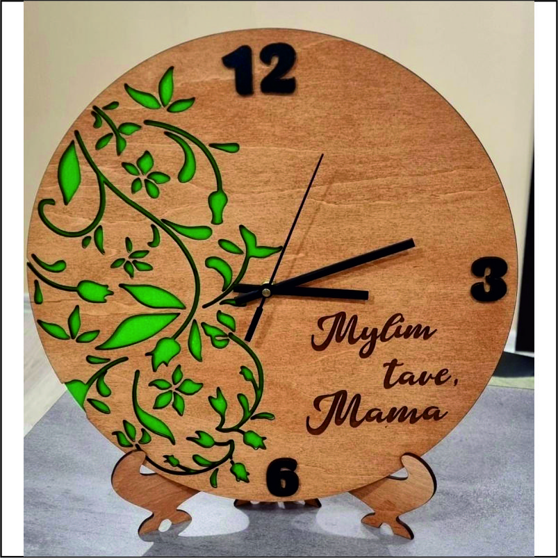 Laikrodis su žodžiais