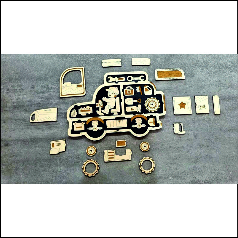 Dėlionė Kelioninis automobilis