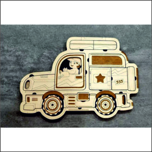 Dėlionė Kelioninis automobilis