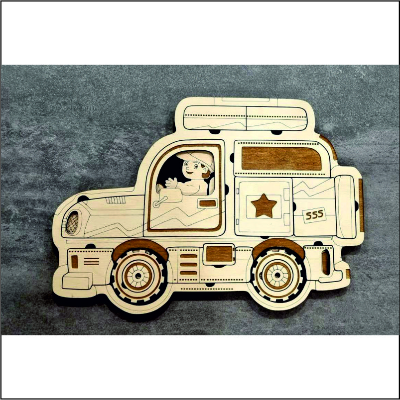 Dėlionė Kelioninis automobilis