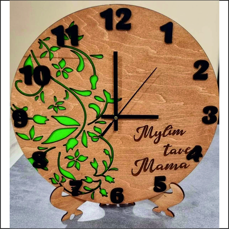 Laikrodis su žodžiais